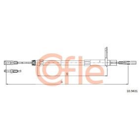Comprar Cable de freno de mano de COFLE 10.9431 a bajo precio de 11,45&nbsp;&euro;