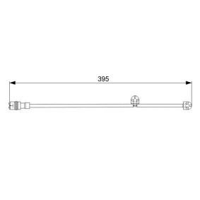 Warnkontakt, Bremsbelagverschleiß von BOSCH günstig für 14,61&nbsp;&euro;
