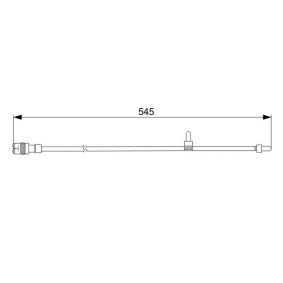 Warnkontakt, Bremsbelagverschleiß von BOSCH günstig für 18,29&nbsp;&euro;
