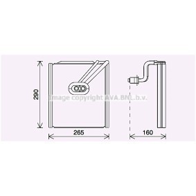 PRASCO KAV294 Klimaverdampfer KIA SPORTAGE (SL)