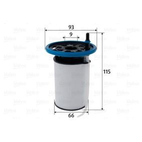 Kraftstofffilter für JEEP von VALEO