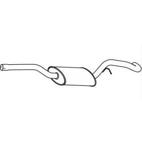 FORD Mittelschalldämpfer VEGAZ FS-736