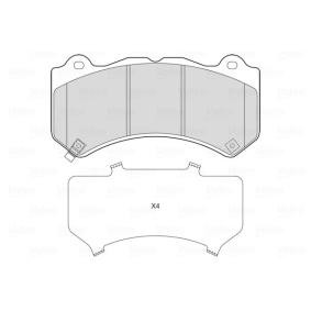 Bremsbeläge für JEEP von VALEO