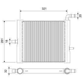 VALEO 701181 Kühler LAND ROVER Discovery 5 (L462)