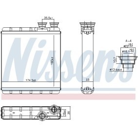 Wärmetauscher 707302 SEAT ARONA von NISSENS