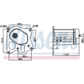 AGR-Kühler des Herstellers NISSENS - Originalware Artikelnummer: 989455