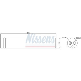 Comprar Filtro deshidratante, aire acondicionado de NISSENS 95439 a bajo precio de 13,91&nbsp;&euro;