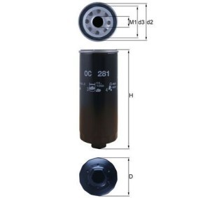 Comprar Filtro de aceite de KNECHT OC 281 a bajo precio de 26,14&nbsp;&euro;