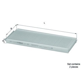Kjøp Kupefilter av KNECHT LA 391/S til den lave prisen 390,30&nbsp;kr
