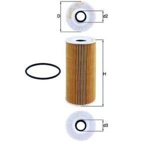 KNECHT OX 366D Ölfilter PORSCHE BOXSTER (981) 3.4 315 PS Otto