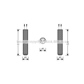 Comprar Filtro deshidratante, aire acondicionado de PRASCO MTD236 a bajo precio de 27,34&nbsp;&euro;