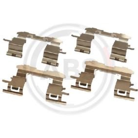 A.B.S. 1631Q Monteringssæt til bremseklodser ASTON MARTIN