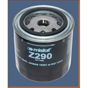 MISFAT Z290 Filtro de aceite CHRYSLER 300 M (LR) 3.5 252 cv Motor otto