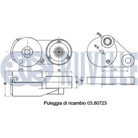 RUVILLE 3469003 Kit chaîne de distribution DAIHATSU Cuore 7 (L275_, L285_, L276_)