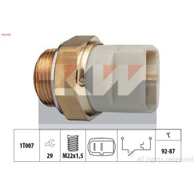 Acquista Termocontatto ventola radiatore da KW 550 013 a buon mercato per soli 13,21&nbsp;&euro;