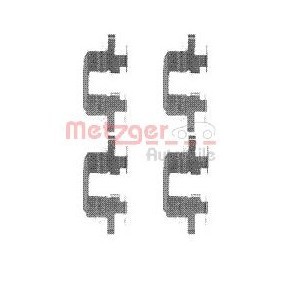 Zubehörsatz, Scheibenbremsbelag von METZGER 109-1711