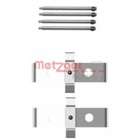 Zubehörsatz, Scheibenbremsbelag von METZGER 109-1674