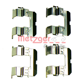 Zubehörsatz, Scheibenbremsbelag von METZGER 109-1816