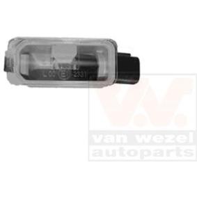 Kennzeichenbeleuchtung von VAN WEZEL 1881920