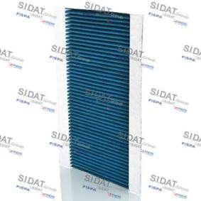 SIDAT BL541 Raitisilmasuodatin DAEWOO KALOS (KLAS) 1.4 83 hv Bensiinimoottori