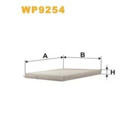 WIX FILTERS WP9254 Raitisilmasuodatin DAEWOO KALOS (KLAS) 1.4 83 hv Bensiinimoottori
