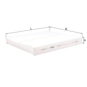 MAHLE LA 816/3 DAEWOO NEXIA Sedan (KLETN) Raitisilmasuodatin