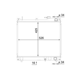 Comprar Radiador, refrigeración del motor de MAHLE CR 1659 000S a bajo precio de 119,46&nbsp;&euro;