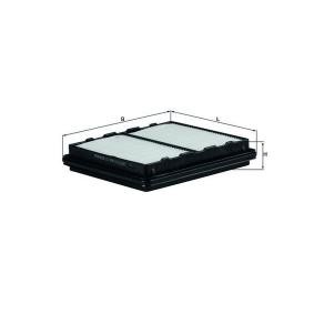 Comprar Filtro de aire de MAHLE LX 848 a bajo precio de 15,69&nbsp;&euro;