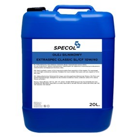 Comprar Aceite de motor de SPECOL 100847 a bajo precio de 177,55&nbsp;&euro;