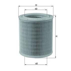 Comprar Filtro de aire de MAHLE LX 706 a bajo precio de 9,46&nbsp;&euro;