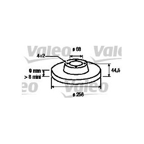 Bremsscheibe von VALEO günstig für 85,41&nbsp;&euro;