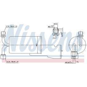 Comprar Filtro deshidratante, aire acondicionado de NISSENS 95120 a bajo precio de 22,87&nbsp;&euro;
