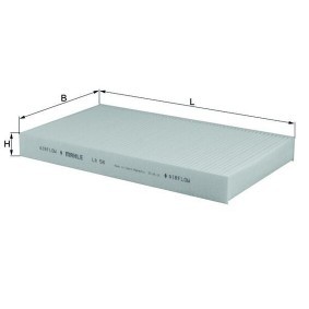 Comprar Filtro de habitáculo de KNECHT LA 56 a bajo precio de 24,94&nbsp;&euro;