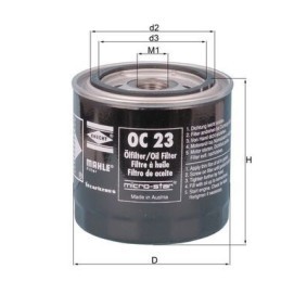 Comprar Filtro de aceite de KNECHT OC 23 a bajo precio de 16,14&nbsp;&euro;