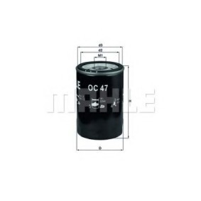 Comprar Filtro de aceite de KNECHT OC 47 a bajo precio de 3,20&nbsp;&euro;
