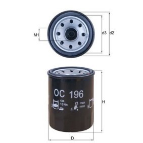 Comprar Filtro de aceite de KNECHT OC 196 a bajo precio de 5,01&nbsp;&euro;