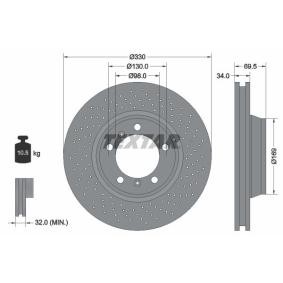 Comprar Disco de freno de TEXTAR 92150007 a bajo precio de 114,32&nbsp;&euro;