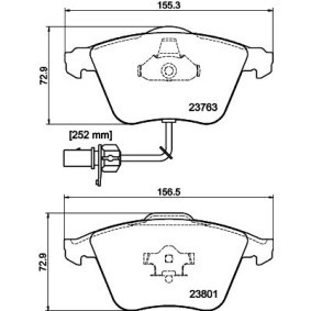 Bremsschlauch von HELLA 8AH 355 462-791