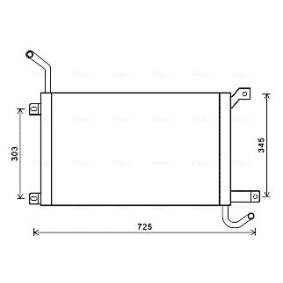 Kühler, Motorkühlung von AVA COOLING SYSTEMS AUA2224
