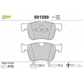 Bremsbeläge von VALEO 601599