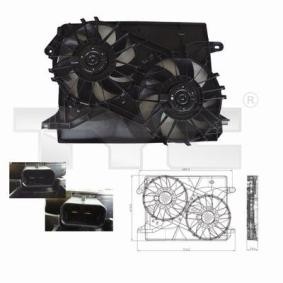 TYC 804-0001 Ventilador CHRYSLER