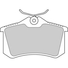 Bremsbeläge von FERODO FQT1788
