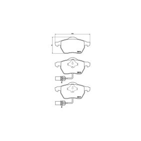Bremsbeläge von MAGNETI MARELLI 363700585085