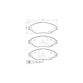 Bremsbeläge von MAGNETI MARELLI 363700585144