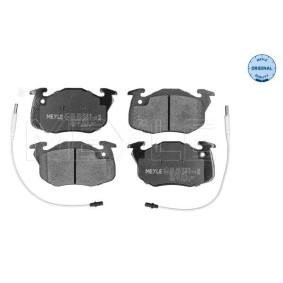 Bremsbeläge von MEYLE 025 209 0518/W