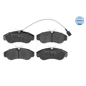 Bremsbeläge von MEYLE 025 236 0319/W
