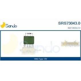 Gebläsewiderstand SRS73043.0 SEAT ARONA von SANDO