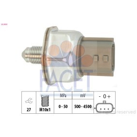 Acquista Sensore, Pressione carburante da FACET 25.0061 a buon mercato per soli 52,45&nbsp;&euro;