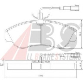 Bremsbeläge von A.B.S. 37171 OE