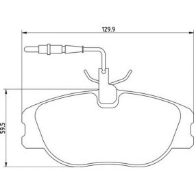 Bremsbeläge von MAGNETI MARELLI 363710205084
